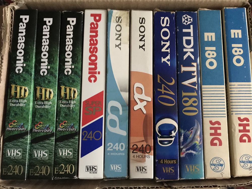 Kasety VHS 10 szt.
