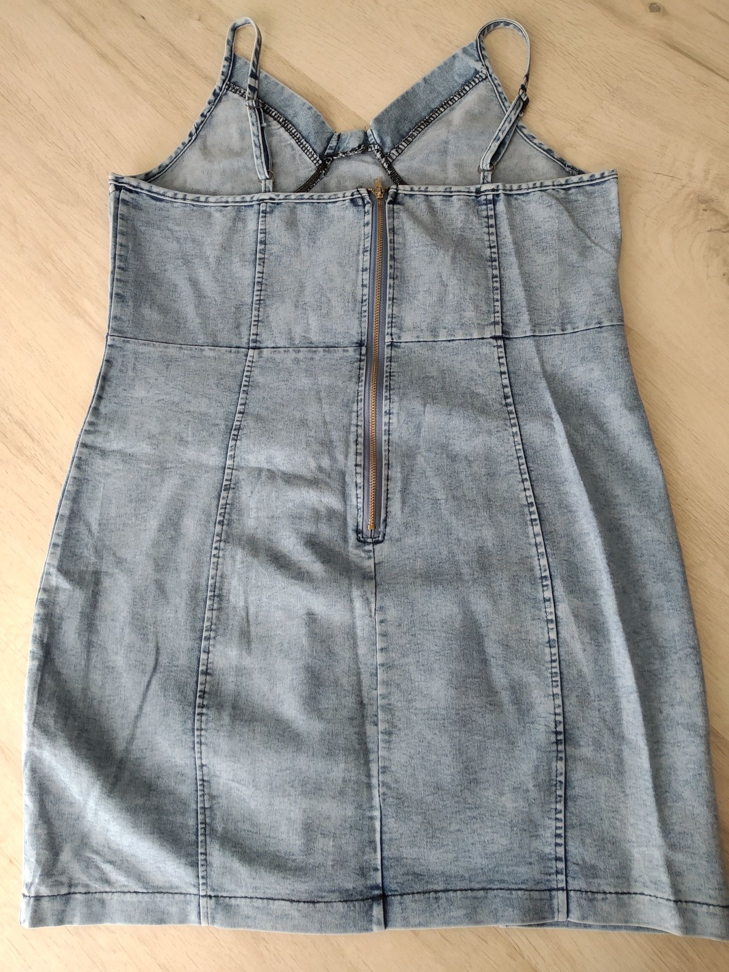 Sukienka jeans M zamek