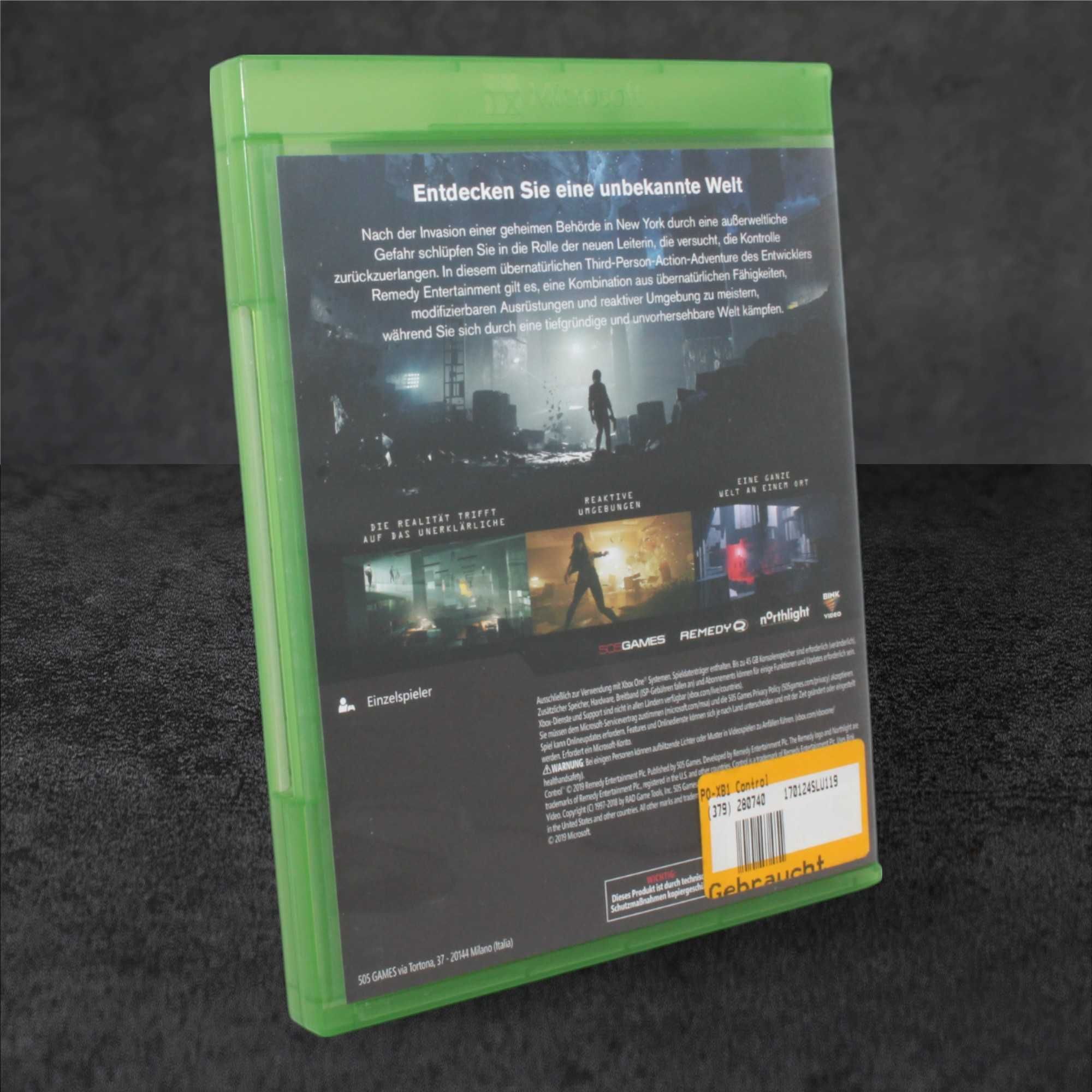 PL 5/5 Control Xbox One GameBAZA