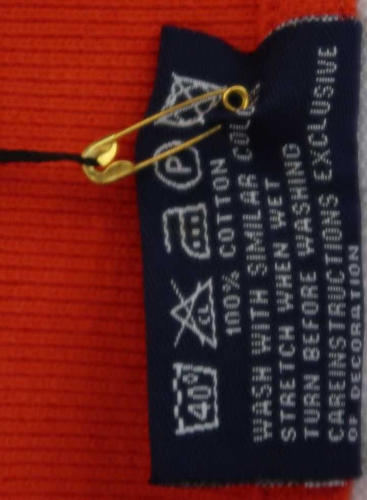 D.A.D. pomarańczowa koszulka polo męska Rozmiar XL 2XL bawełna nowa