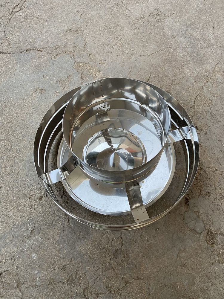 Chapeu para chaminé inox