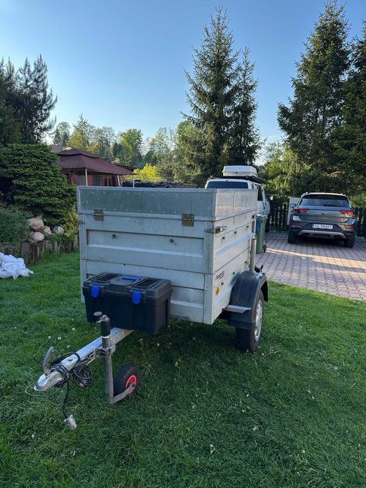 Przyczepka samochodowa lekka PONGRATZ, dmc 750 kg, produkcja Niemcy