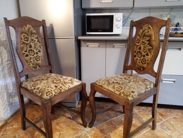 krzesła antyk po renowacji .cena za 2 krzesła