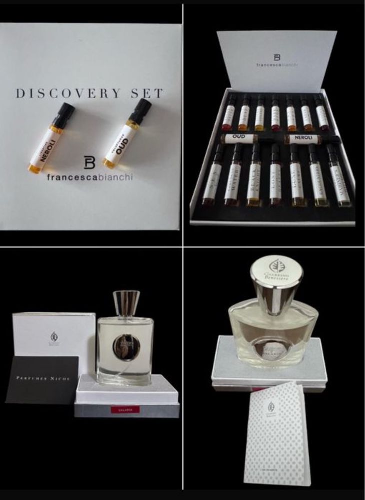 Perfumes Nicho XERJOFF/Amouroud/Giardino Benessere/ Francesca Bianchi