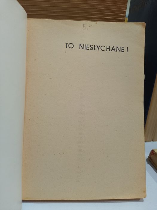Serge Jacquemard To niesłychane!