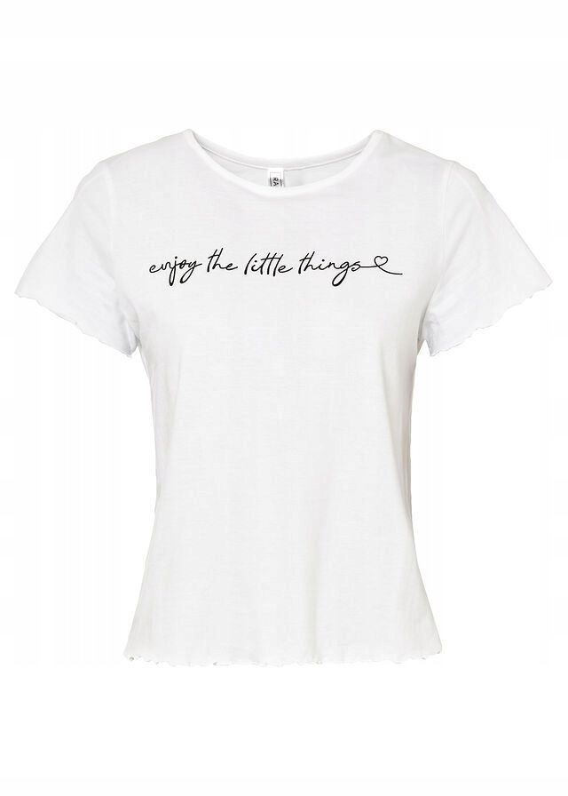B.P.C t-shirt biały z napisem bawełna ^44/46