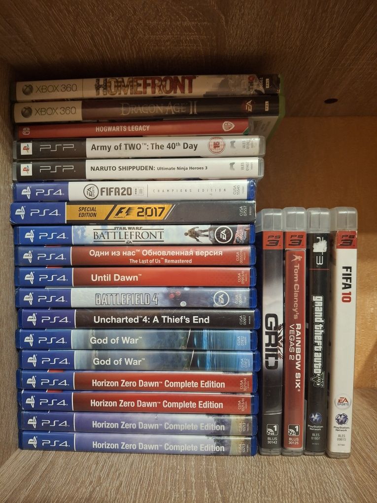 Диски для консолі PlayStation 4