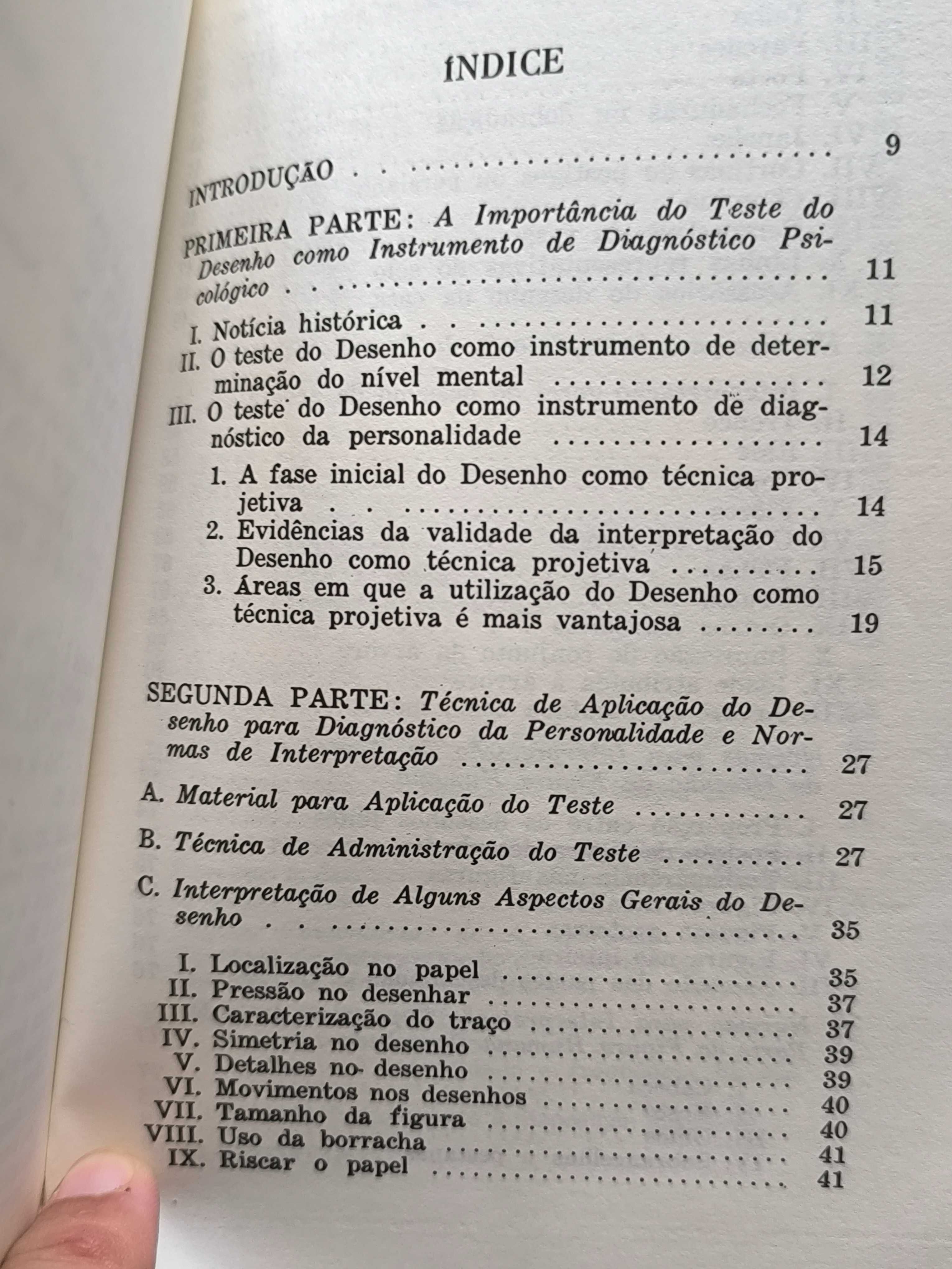 O Teste do Desenho como Instrumento de Diagnóstico
Validade aplicação