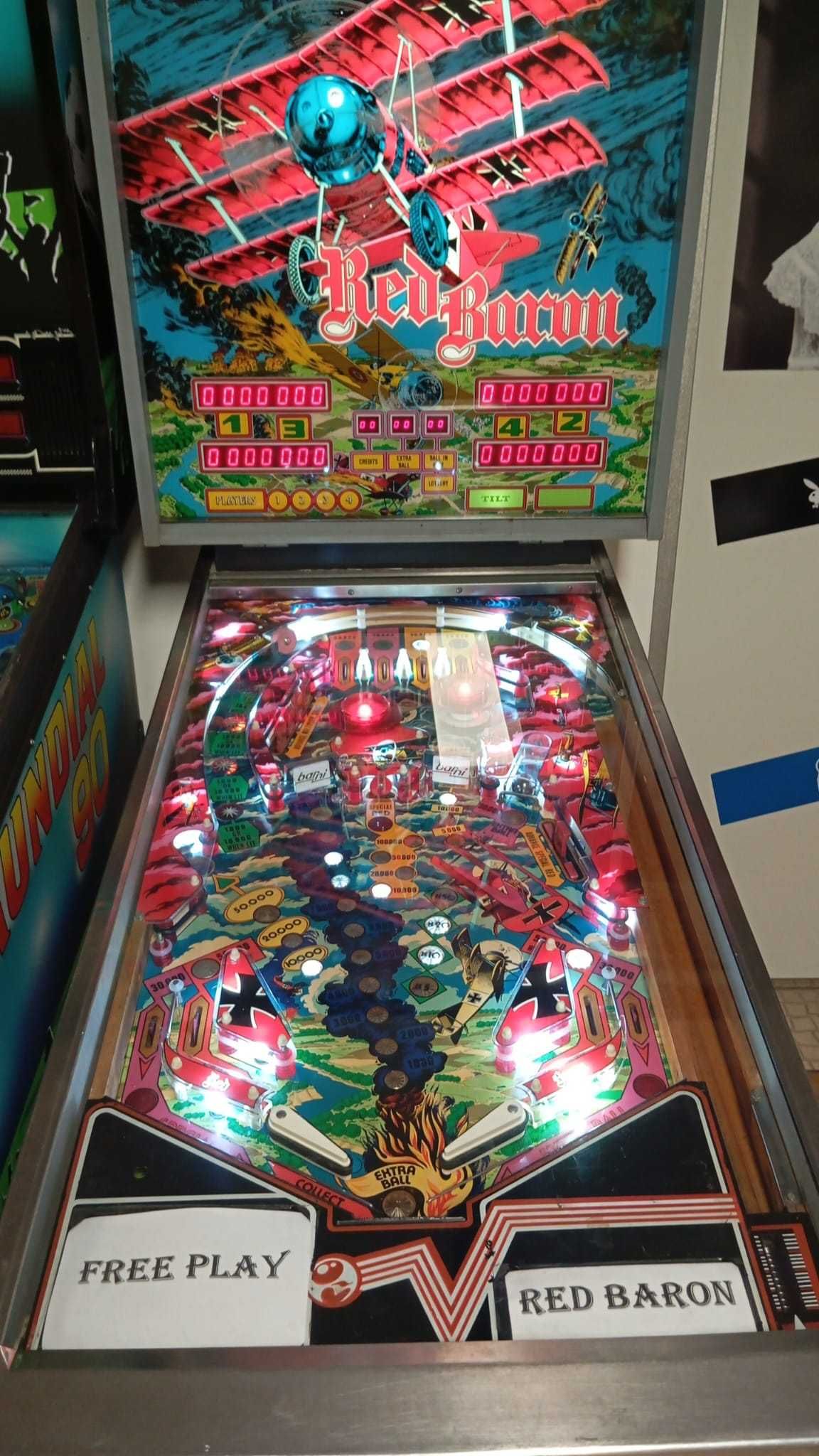 Maquina Flipper Pinball Red Baron