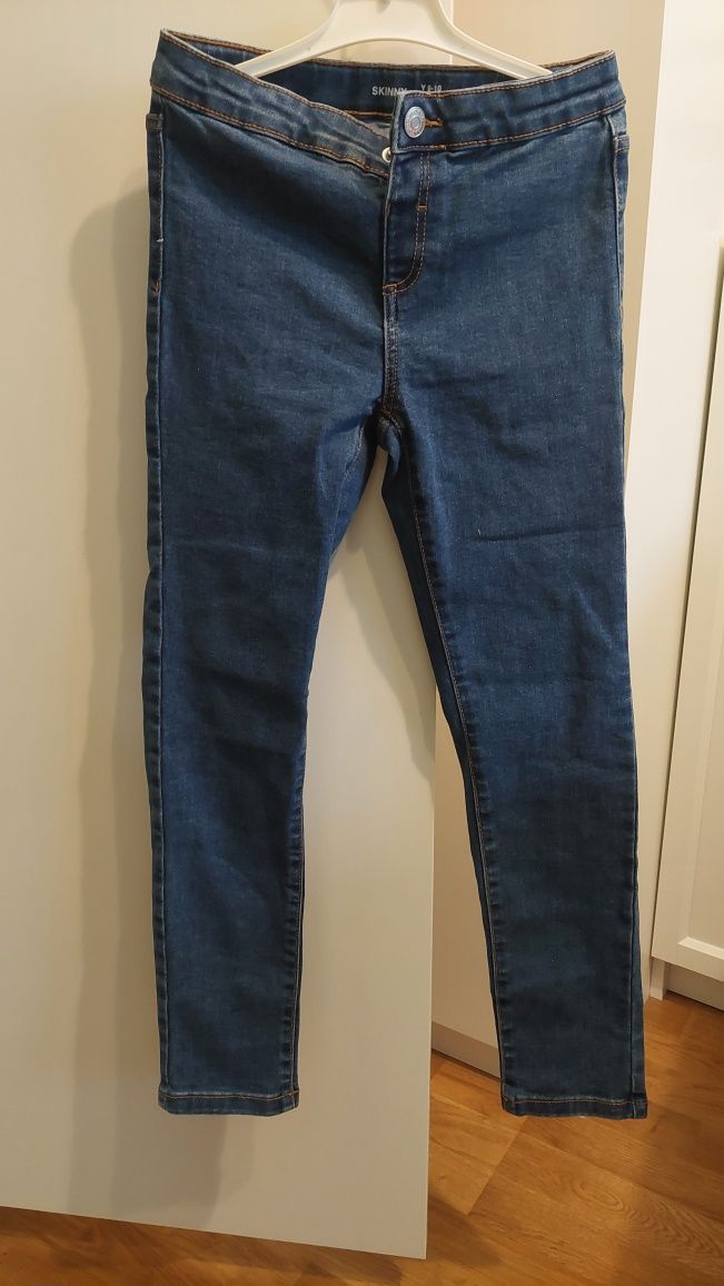 spodnie jeansowe skinny 140