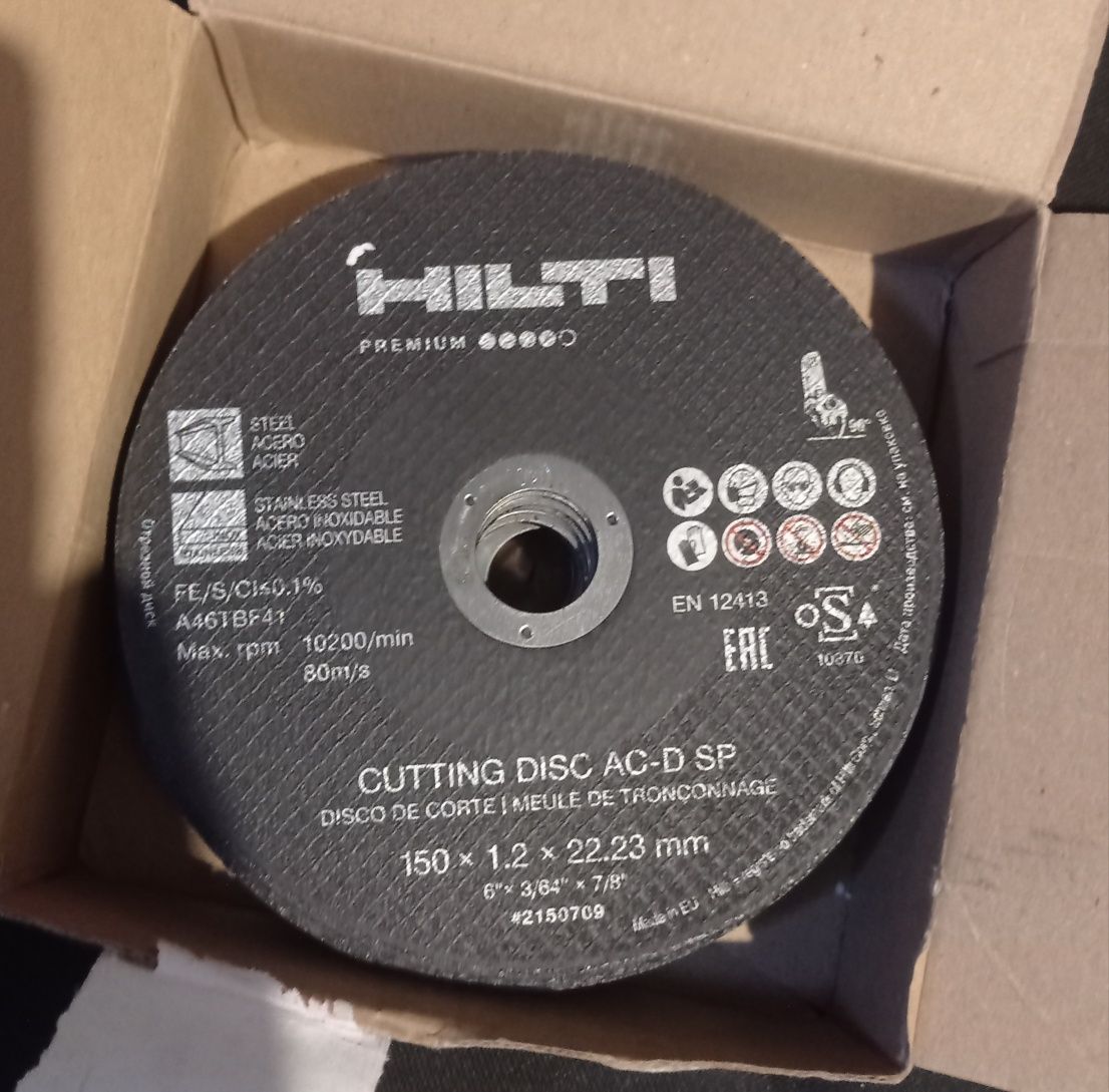 Tarcze Hilti 150x1,2x22,23mm. 25szt.