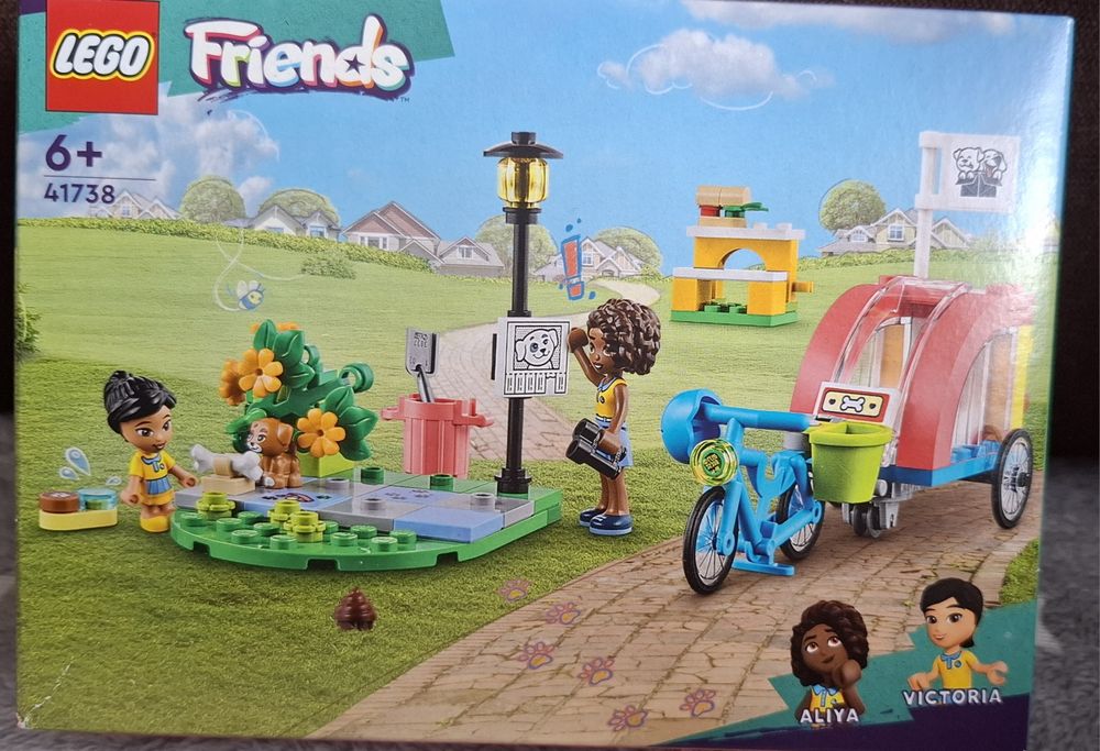 Lego Friends 41738, klocki lego rower z przyczepką