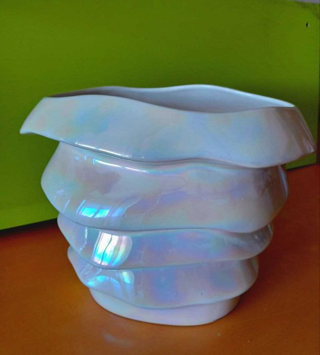 Jarra madrepérola alta