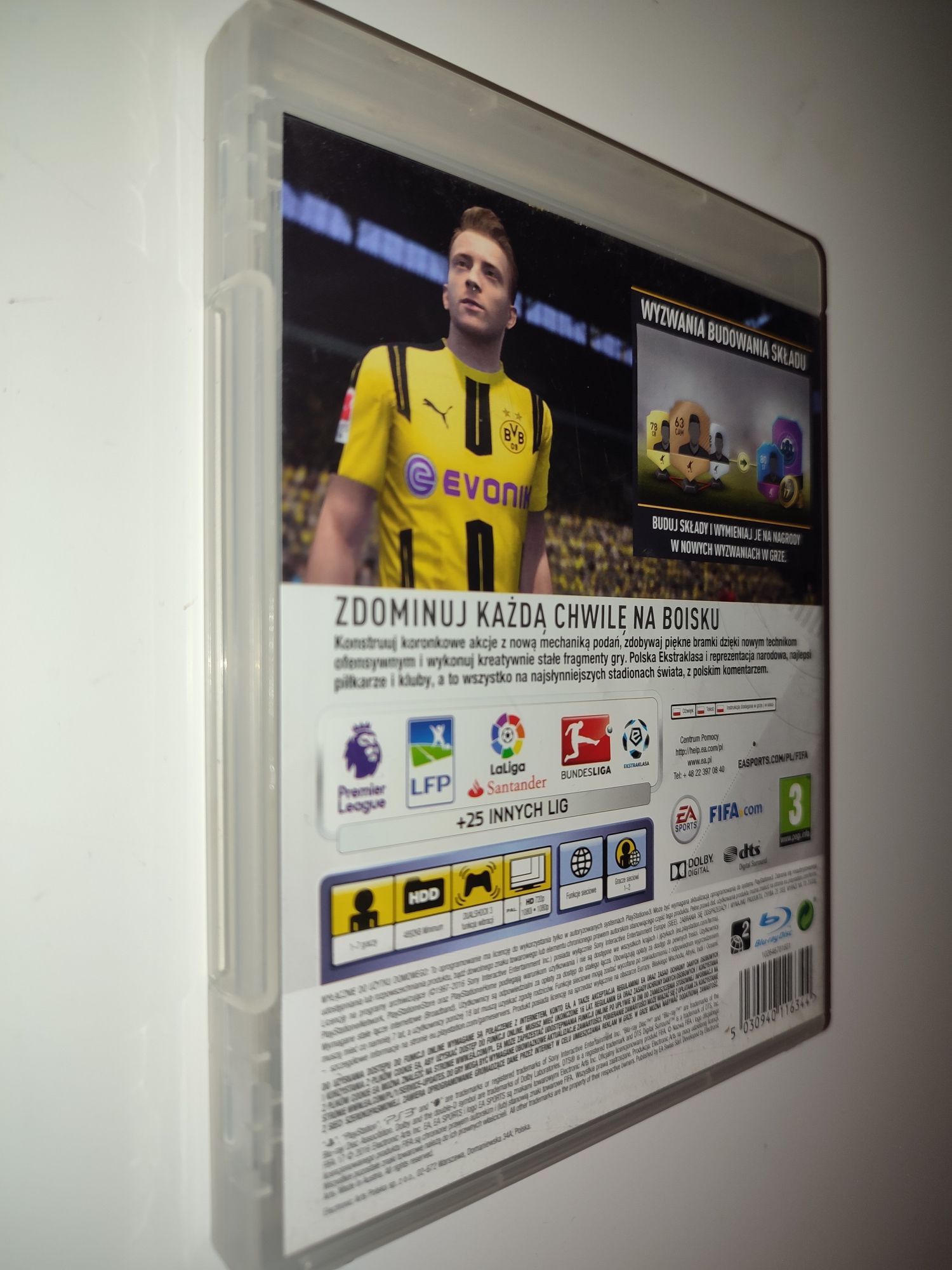 Gra PS3 Fifa 17 wersja PL gry PlayStation 3 Minecraft Rayman Crash GTA