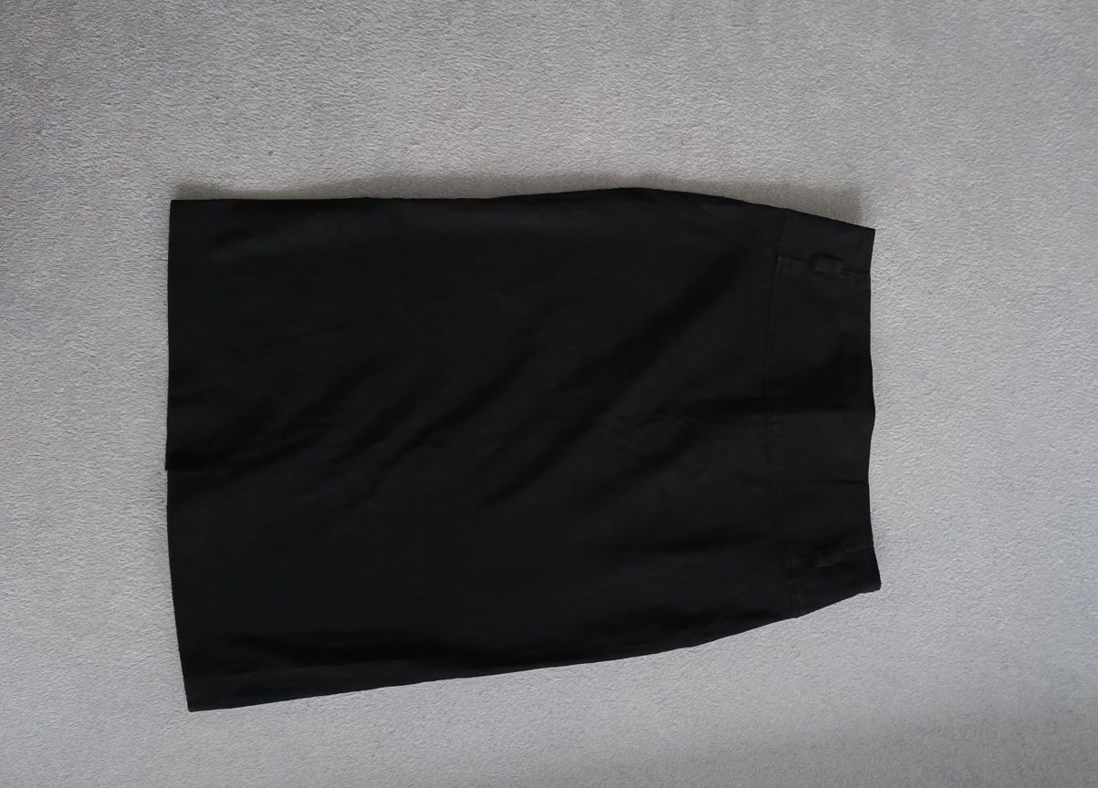 Spódnica mała czarna wysoki stan Tally Waijl Sinsay Cameneu 34  XS 3sz