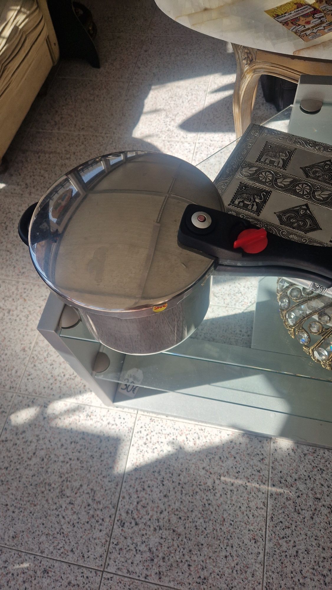 Panela de pressão em inox