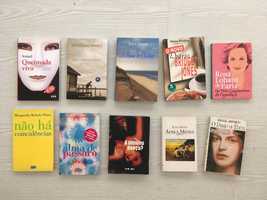 Livros variados: N. Sparks, H. Fielding, Rita Ferro, Karen Blixen, etc