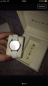 Zegarek Elixa na bialym gumowym pasku
