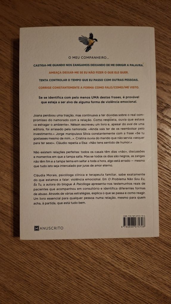 Livro "O problema não sou eu, és tu"