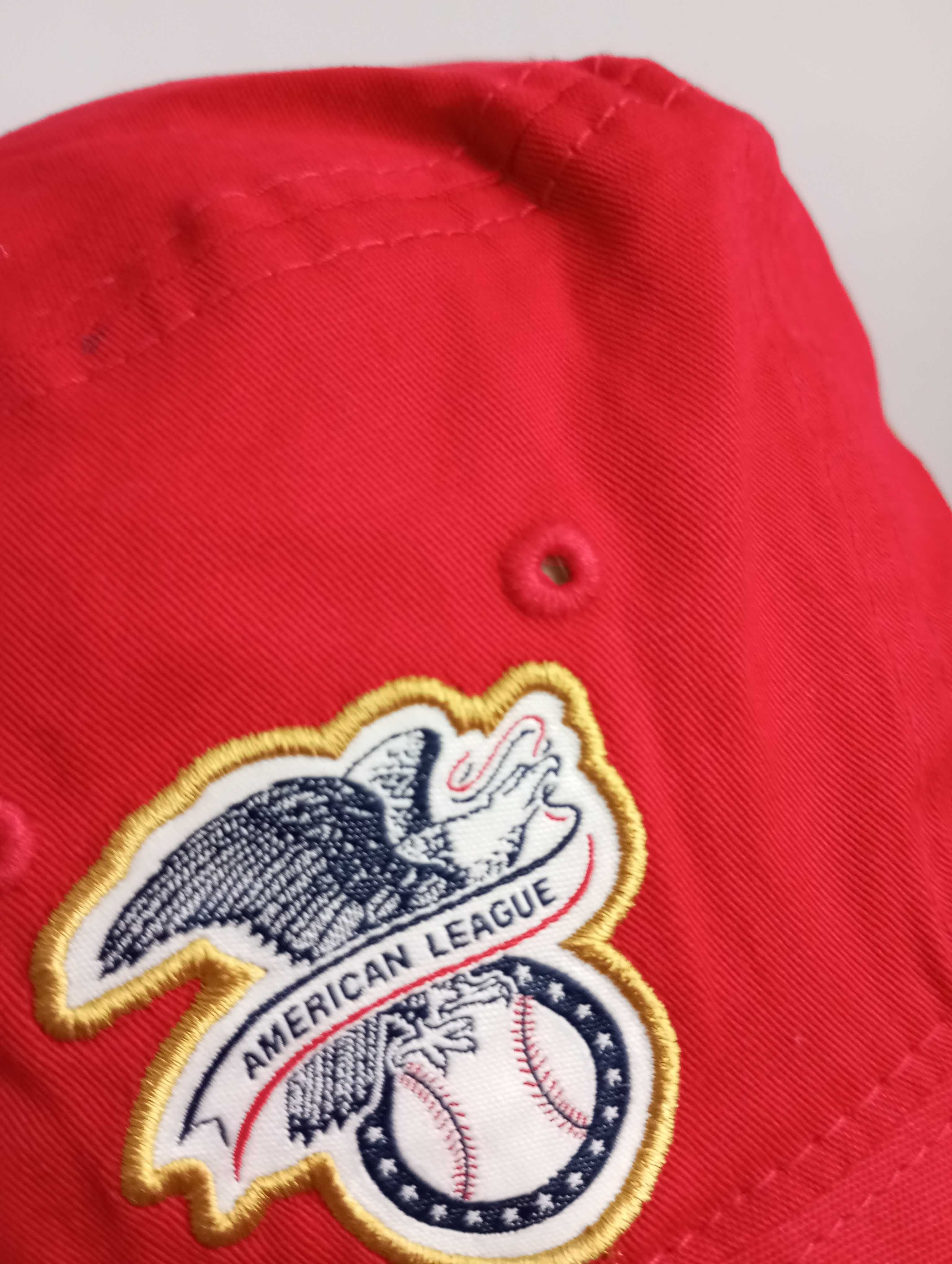 Kapelusz New Era American Bucket Czerwony rozm. uniwersalny