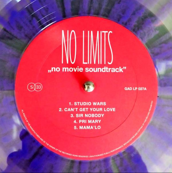 winyl: NO LIMITS - No Movie Soundtrack / kolor! GAD Records