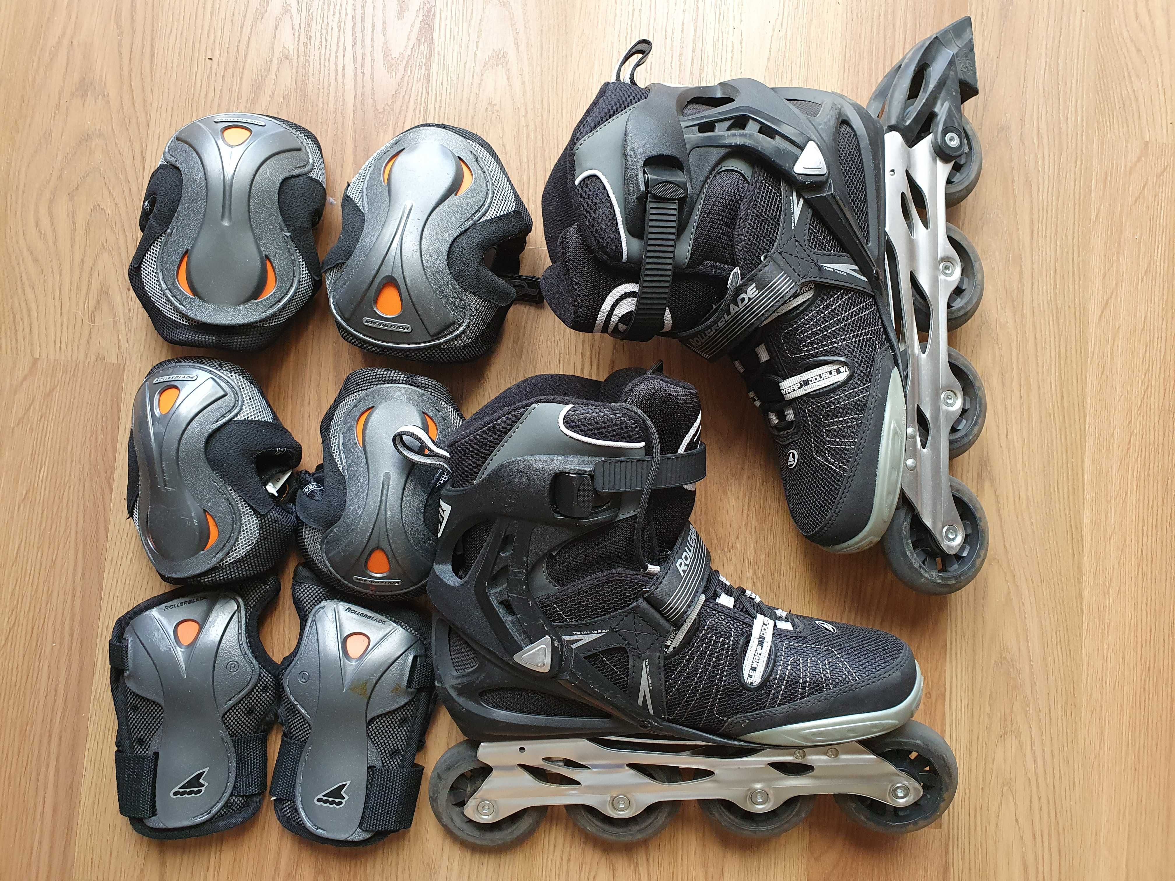 Rolki Rollerblade Spark TR80 rozm. 42 w komplecie z ochraniaczami