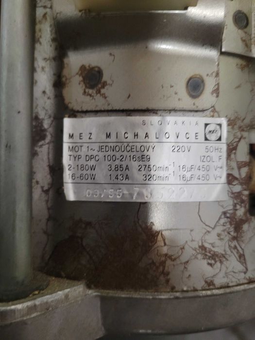 Silnik elektryczny MEZ - wymontowany z pralki