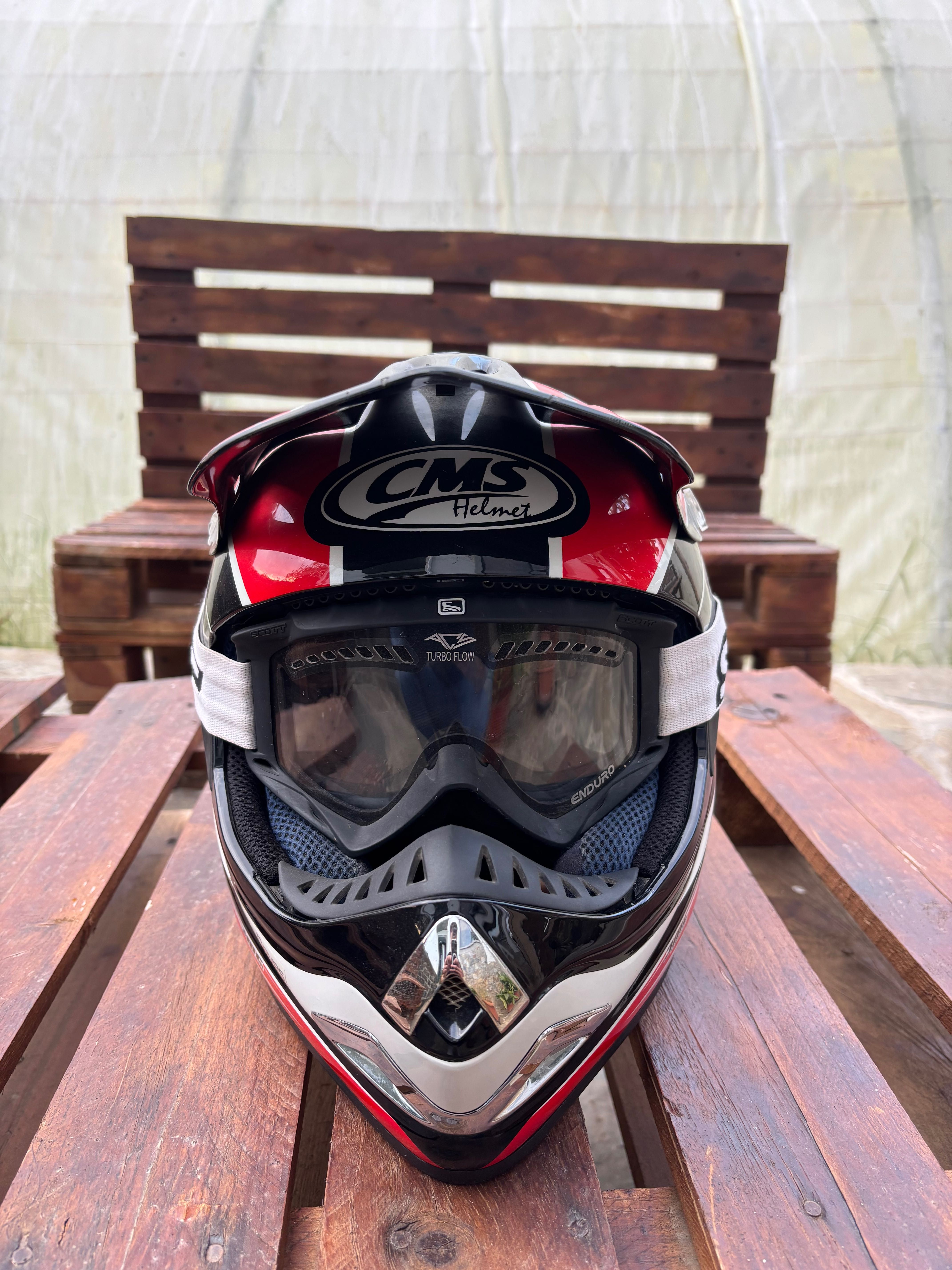 Capacete motocross CMS