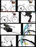 Lumiere damski rower green White i White