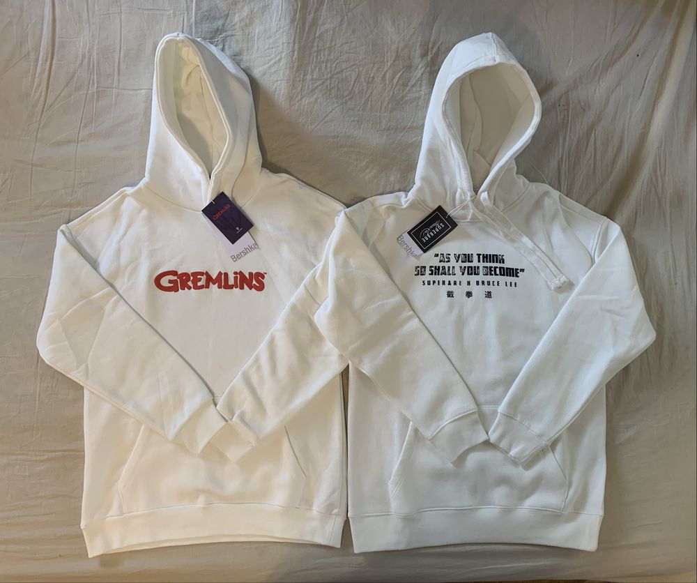 Кофта с капюшоном Bershka. Hoodie Gremlins / Bruce Lee