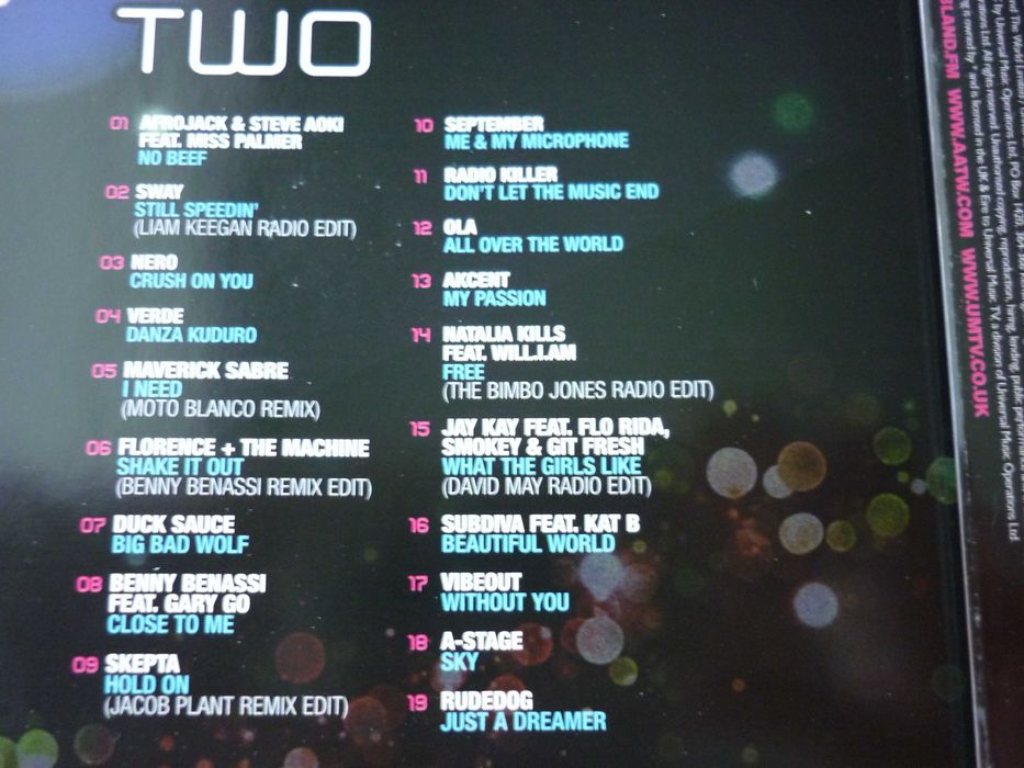 3 płyty CD "Clubland 20": Rihanna Lopez Aguilera Del Rey Gaga Benassi