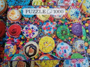 Puzzle 1000 kompletne Cupcakes