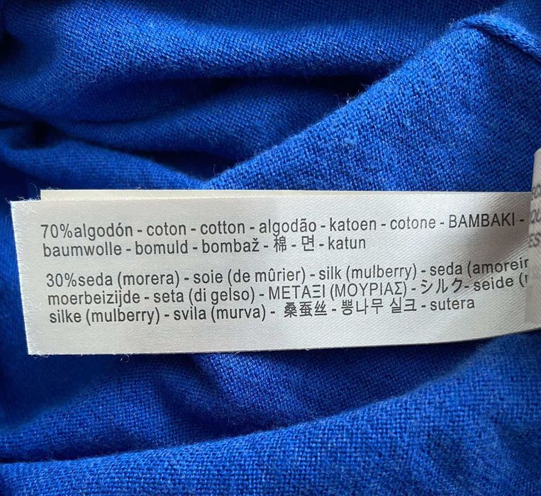 Massimo Dutii jedwabny męski sweterek roz. XL
