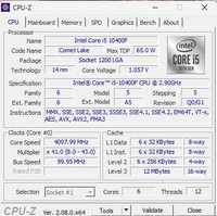 PC GAMING Intel i5 10400F / RTX 3060 / 32GB RAM / 500Gb SSD