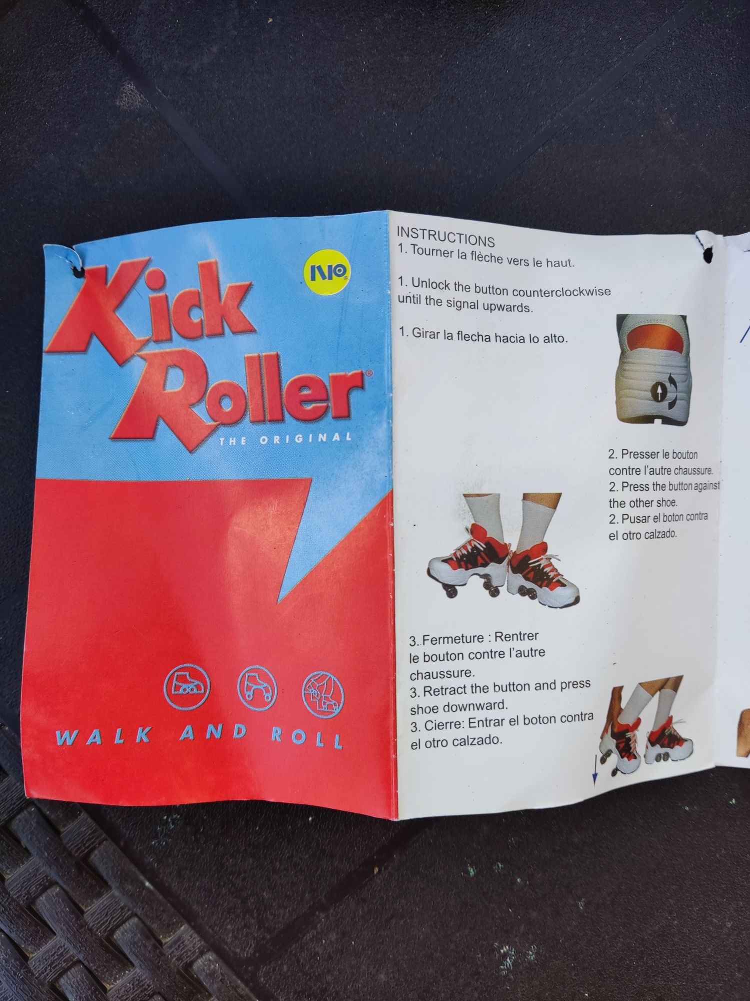 Tênis com rodas Kick Roller n.37
