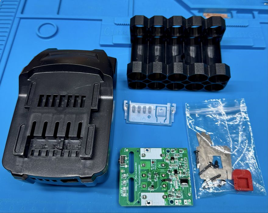 Корпус для сборки аккумулятора metabo 18v