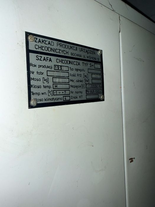 chłodziarka bochnia