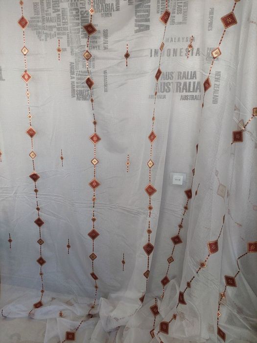 Тюль остатки с рулонов  цена за остаток!