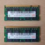 2 x Memória RAM 1GB 2Rx8 PC2-5300S-555-12