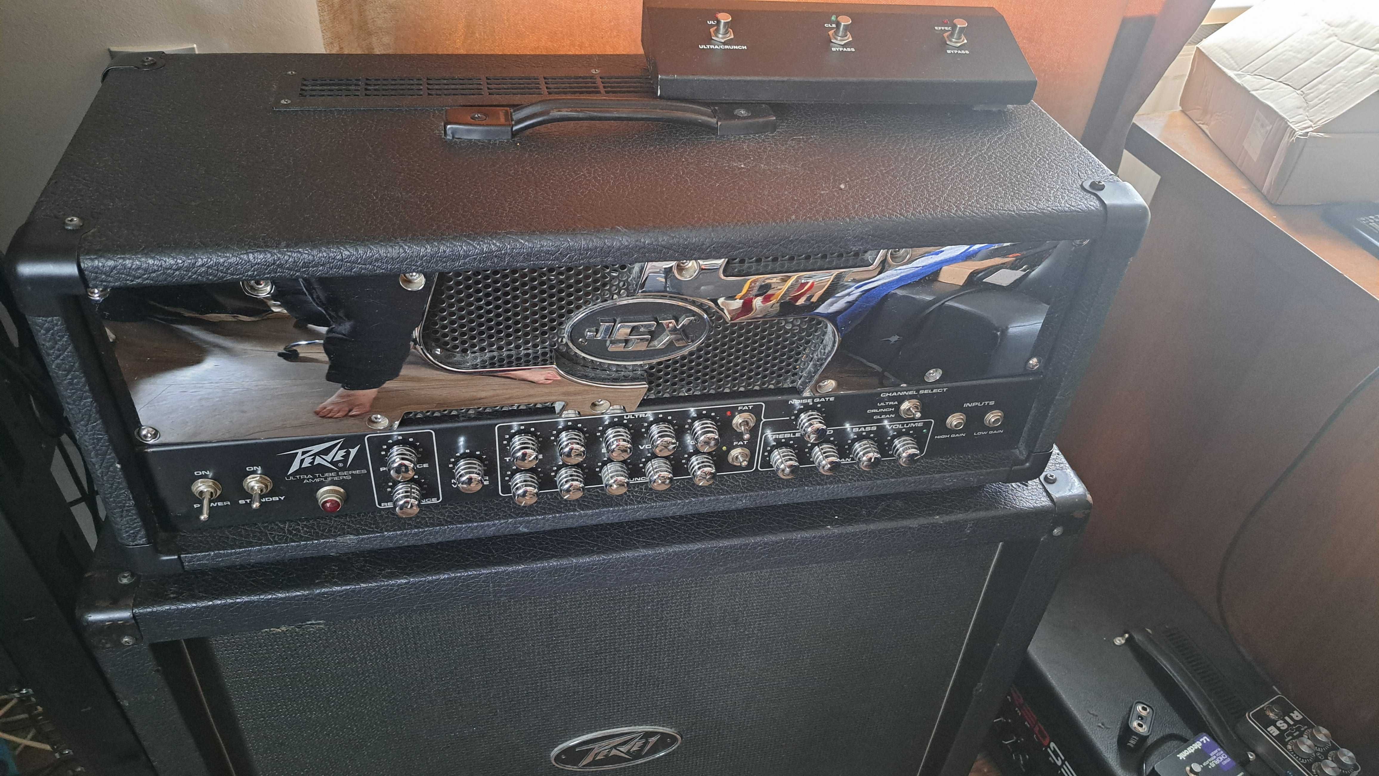 Peavey JSX + Kolumna 412 Footswitch Case Joe Satriani