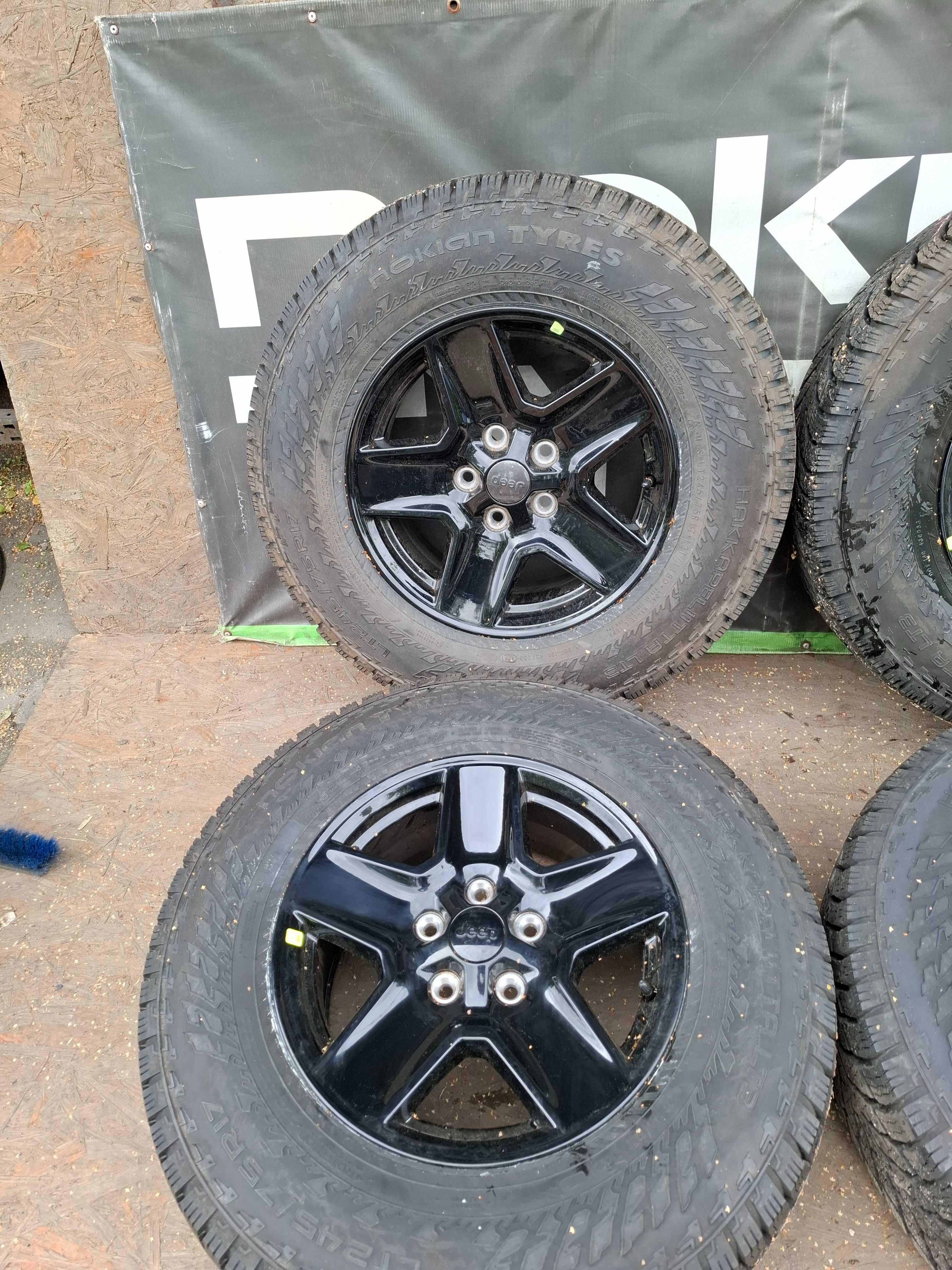 Felgi aluminiowe ! JEEP WRANGLER 17 CALI ! NOWE MONTAŻ ! TMPS !