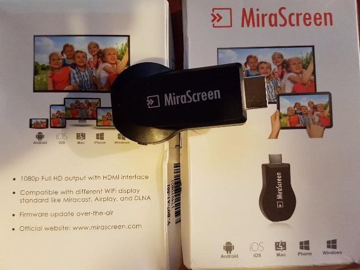 MiraScreen / Anycast / ChromeCast (youtube, facebook, netflix, mobdro)