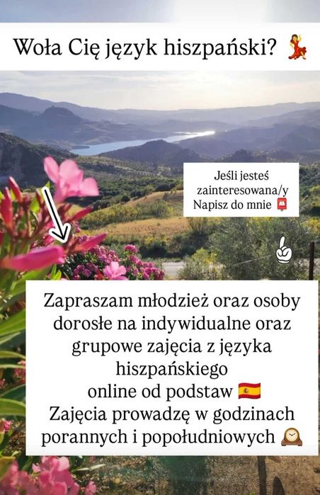 Hiszpański online od podstaw i nie tylko korepetycje lekcje kurs