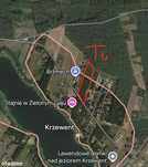 Krzewent działka nad jeziorami Park Krajobrazowy Gostynińsko Włocławsk