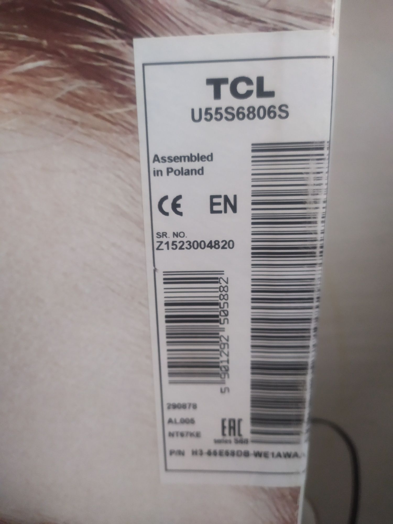 Telewizor tcl LED 55 cali