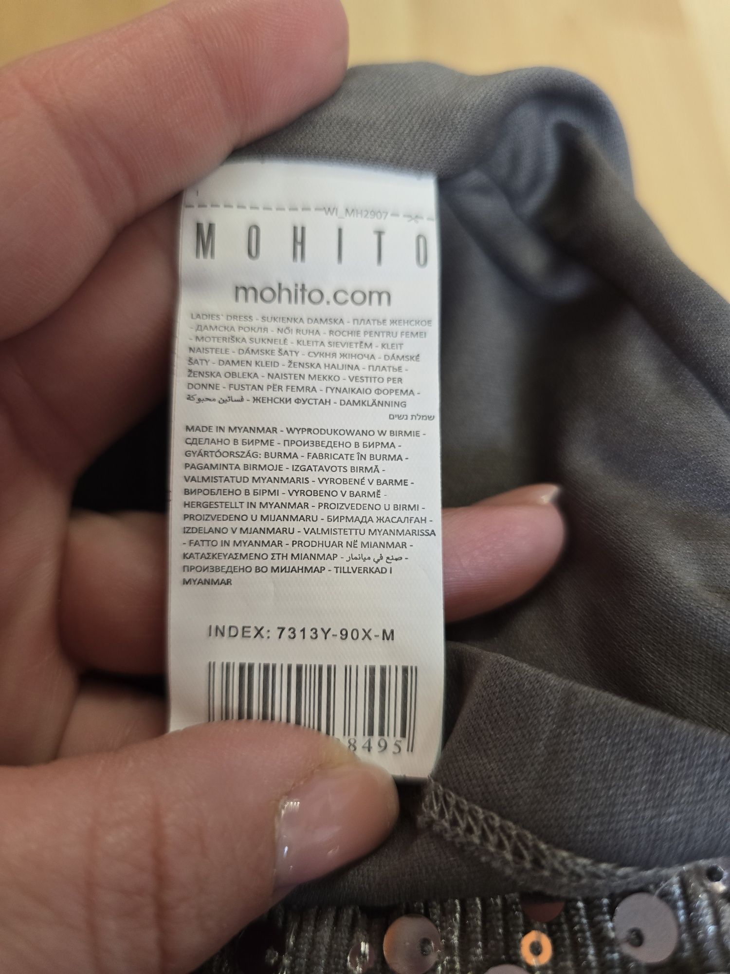 Sukienka szara Zara