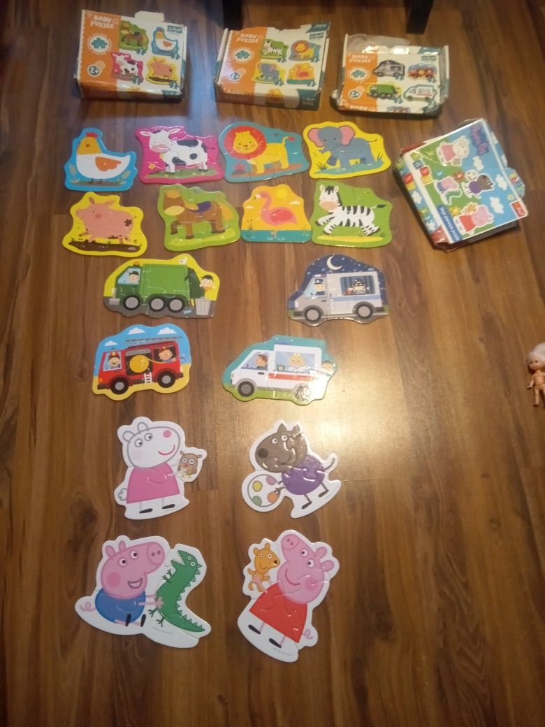 Duże puzzle dla 2 latka