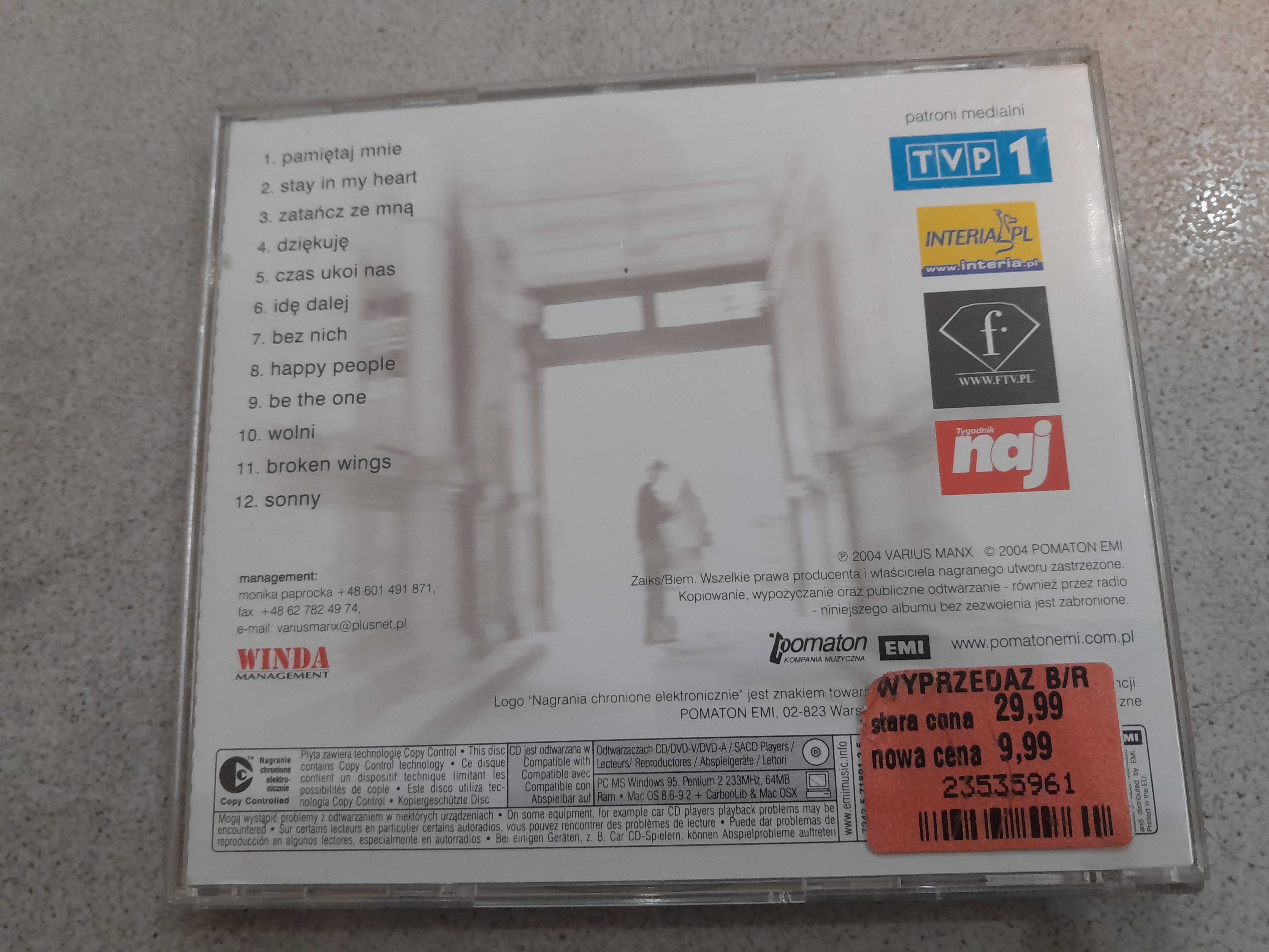 Varius Manx - Emi - CD 2004