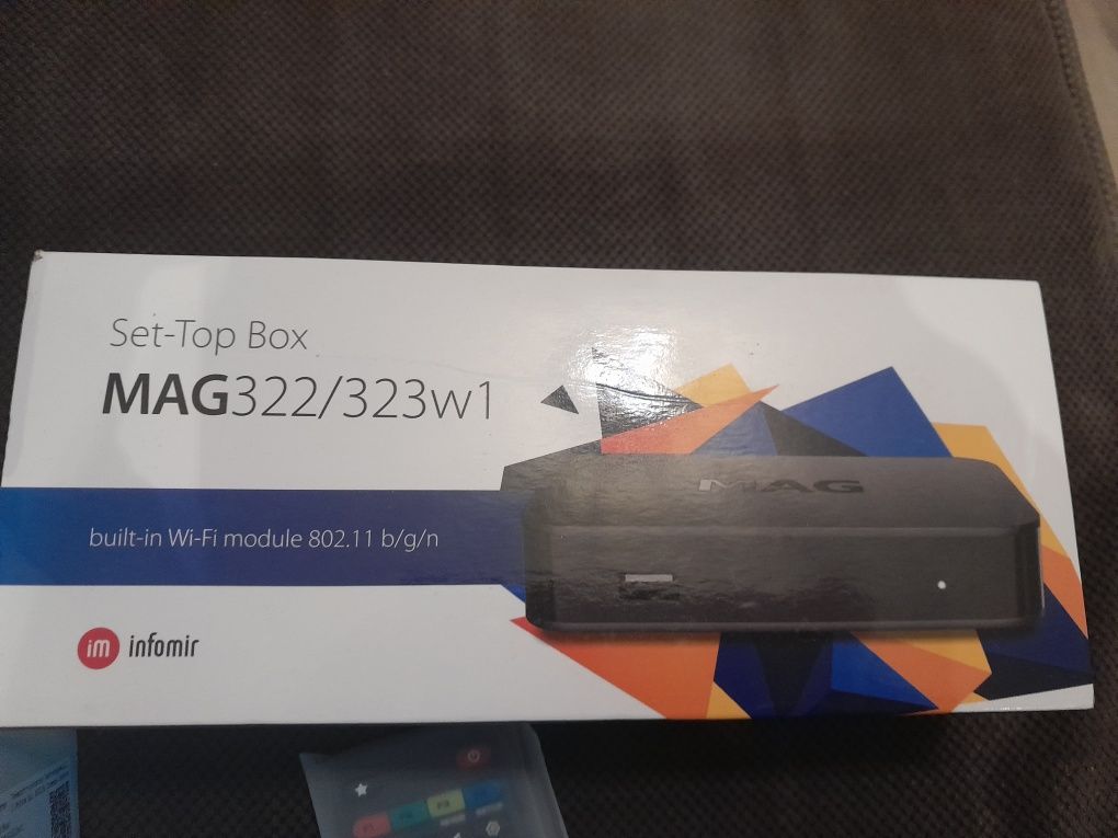Dekoder magbox MAG322W1 IPTV & top-boxTV WIFI
