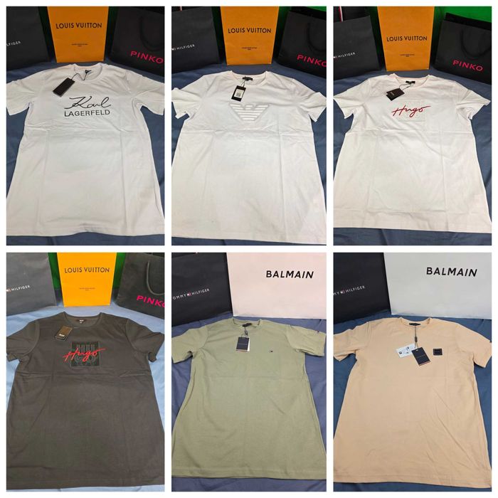 koszulka meska tshirt karl armani boss th kolory premium